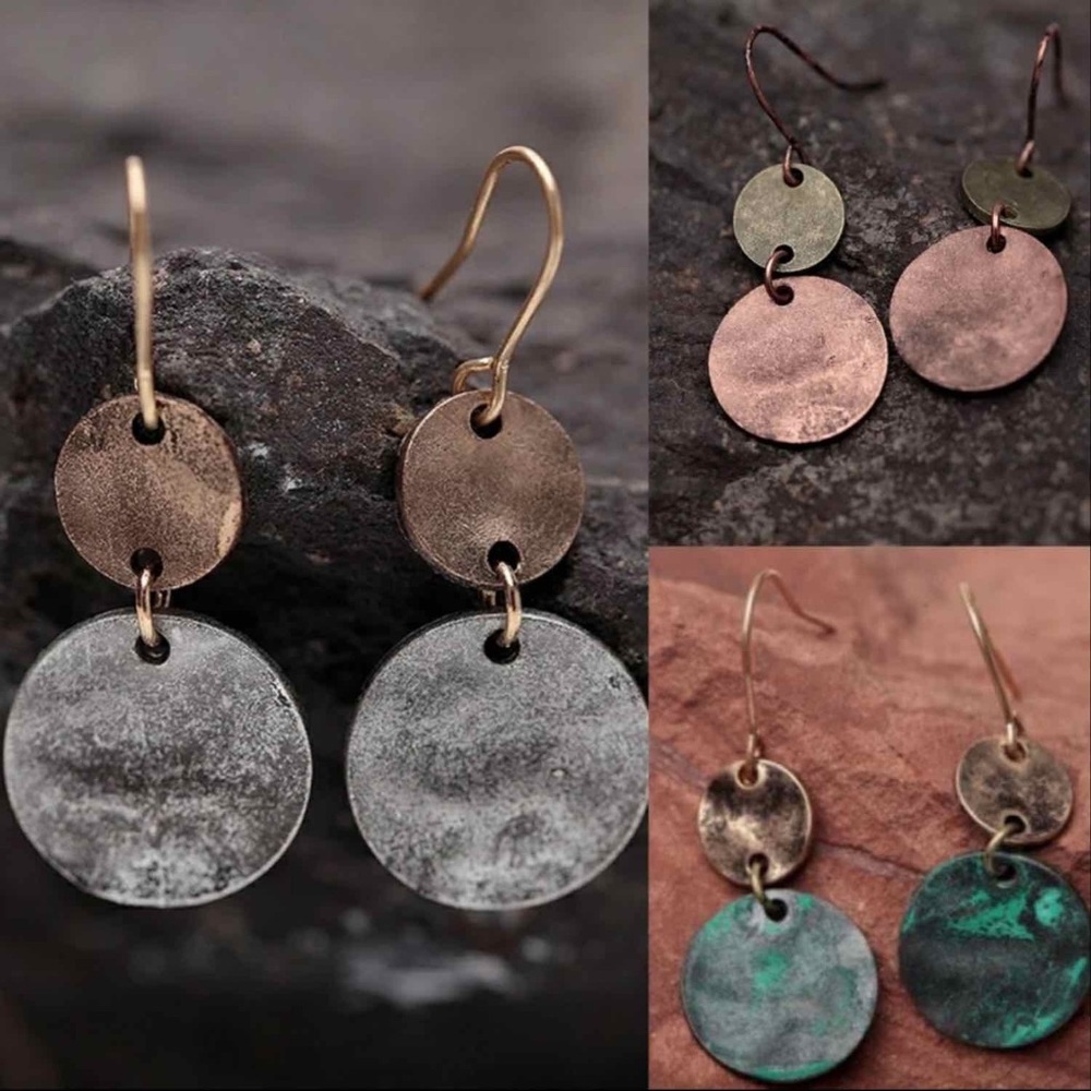 Medallion Dangle Earrings
